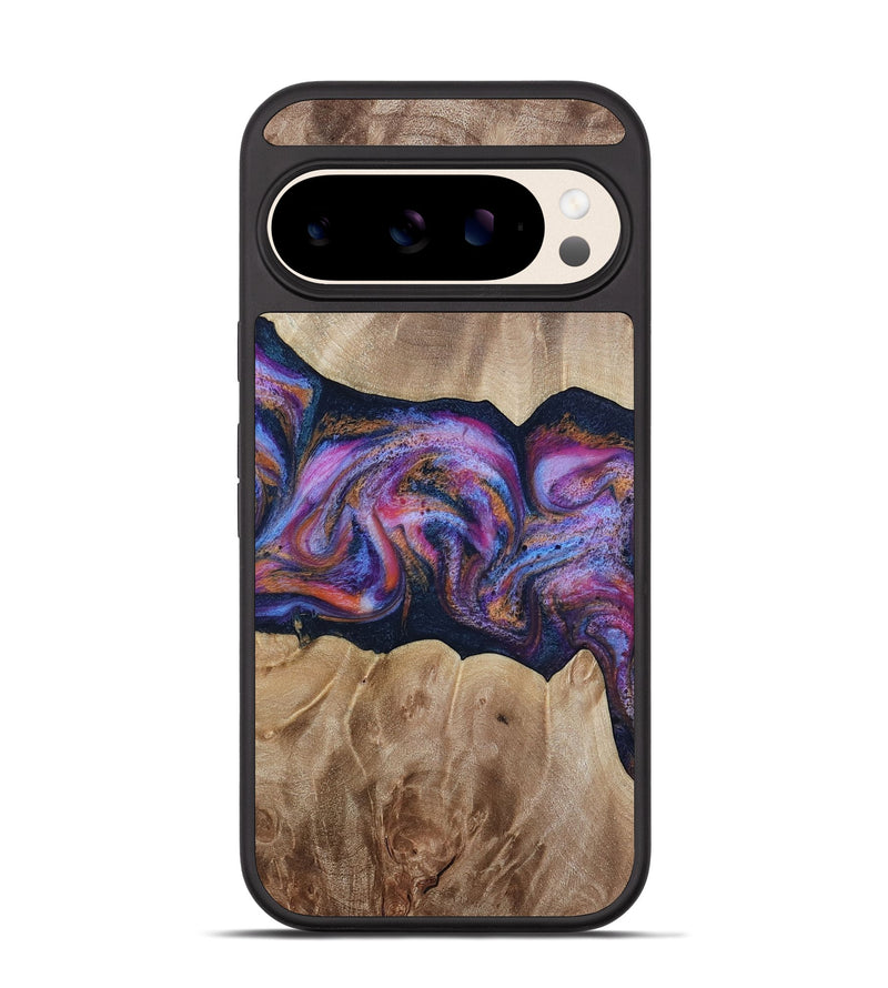 Pixel 10 Pro Wood Phone Case - Tina (Blue, 812716)