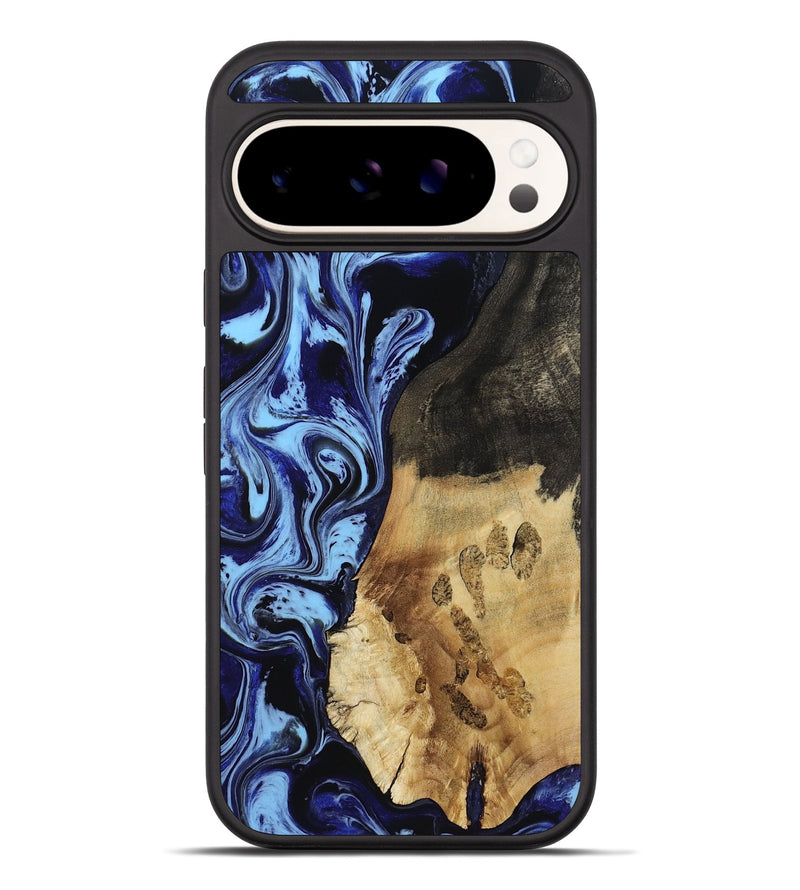 Pixel 10 Pro XL Wood Phone Case - Jeanie (Blue, 812717)