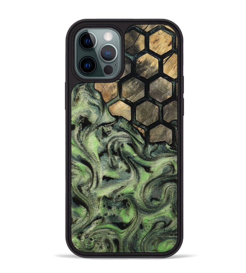 iPhone 12 Pro Max Wood Phone Case - Evelyne (Pattern, 812726)