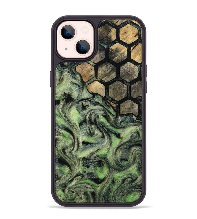 iPhone 14 Plus Wood Phone Case - Evelyne (Pattern, 812726)