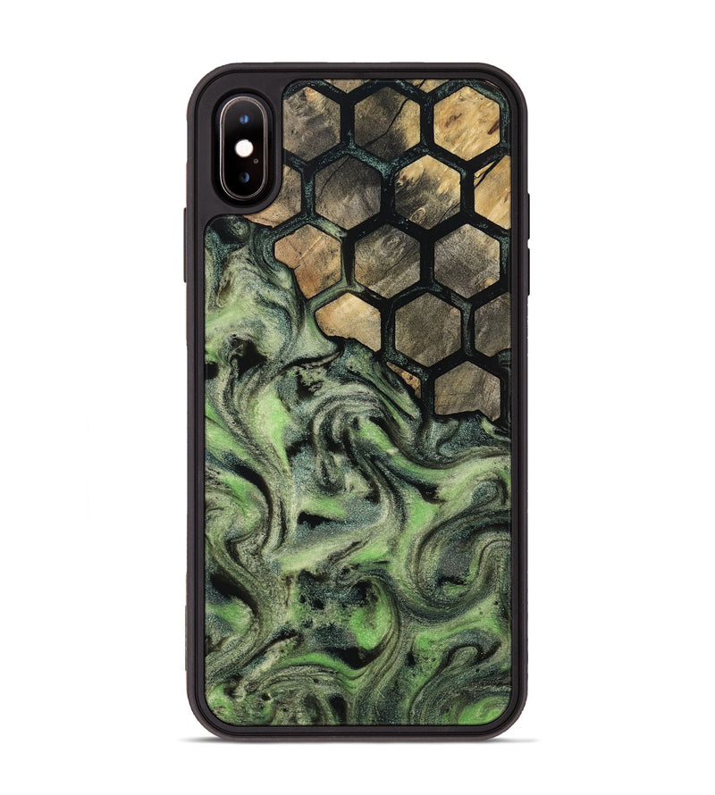 iPhone Xs Max Wood Phone Case - Evelyne (Pattern, 812726)