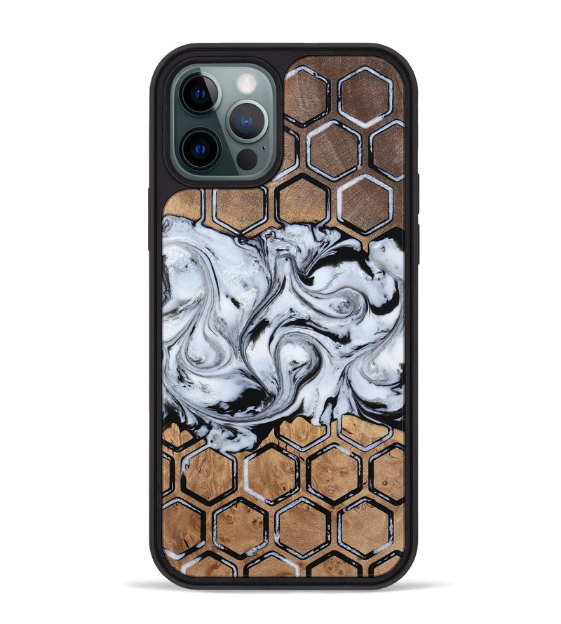 iPhone 12 Pro Max Wood Phone Case - Antone (Pattern, 812729)