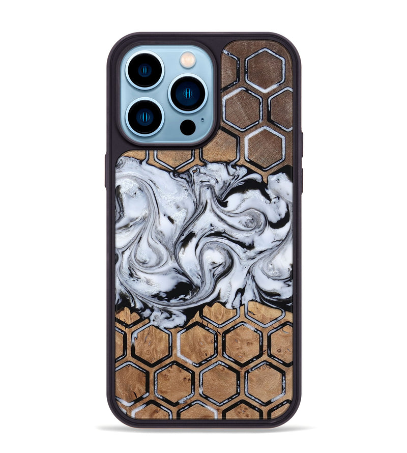 iPhone 14 Pro Max Wood Phone Case - Antone (Pattern, 812729)