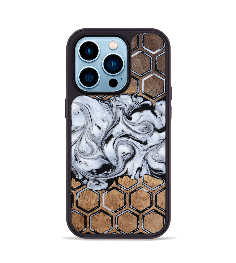 iPhone 14 Pro Wood Phone Case - Antone (Pattern, 812729)