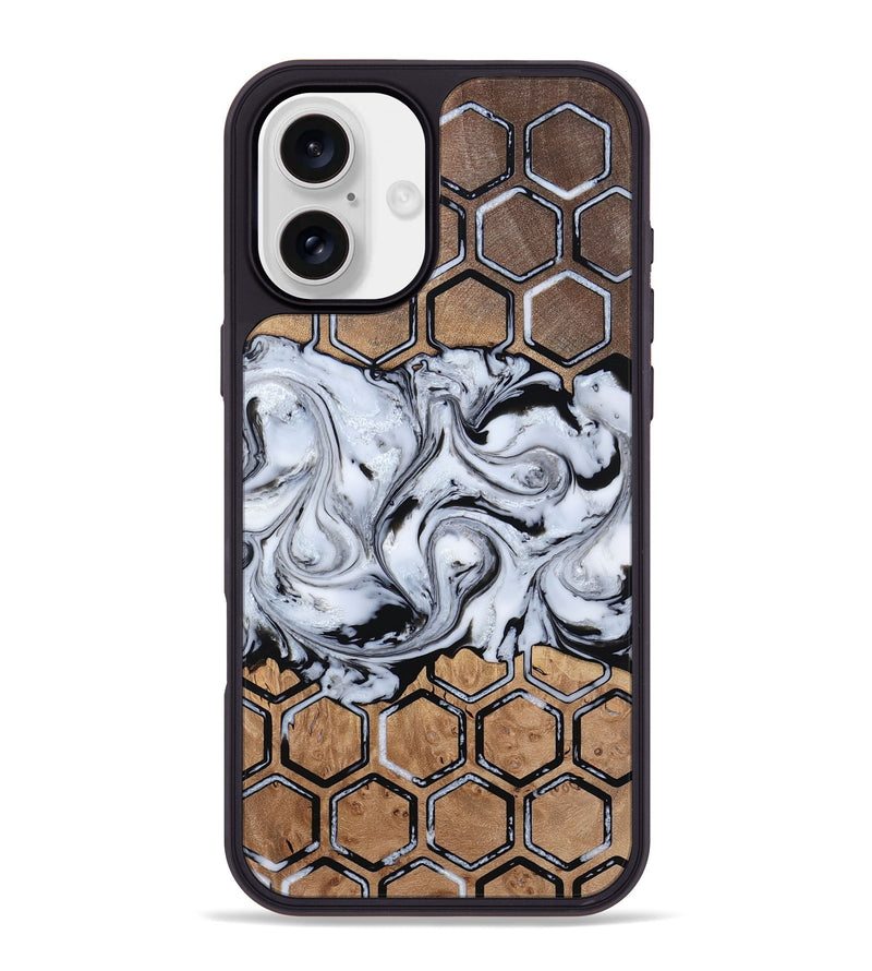 iPhone 16 Plus Wood Phone Case - Antone (Pattern, 812729)