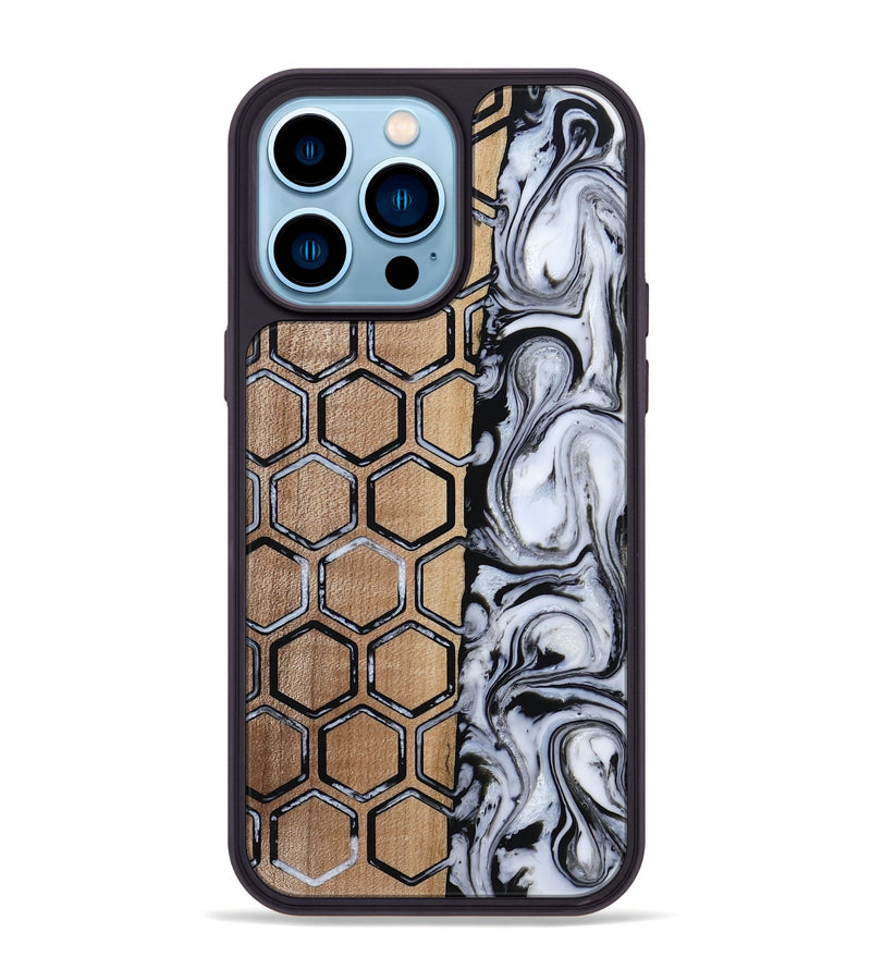 iPhone 14 Pro Max Wood Phone Case - Caden (Pattern, 812735)