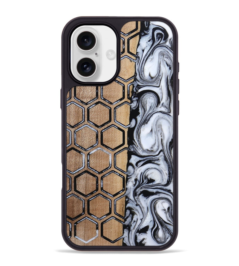 iPhone 16 Plus Wood Phone Case - Caden (Pattern, 812735)