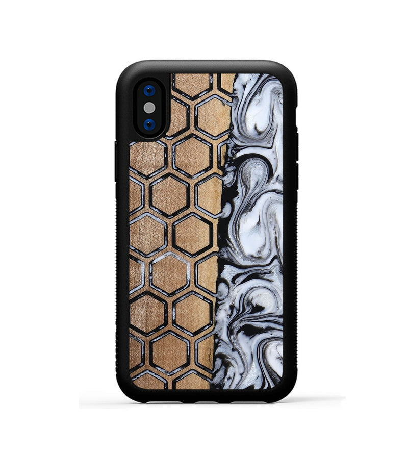 iPhone Xs Wood Phone Case - Caden (Pattern, 812735)