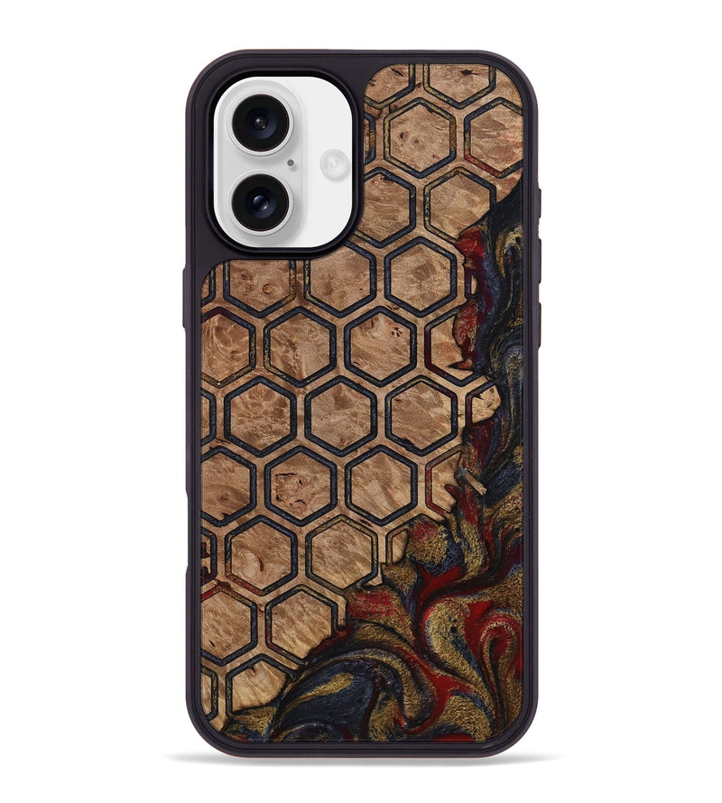 iPhone 16 Plus Wood Phone Case - Aaron (Pattern, 812736)