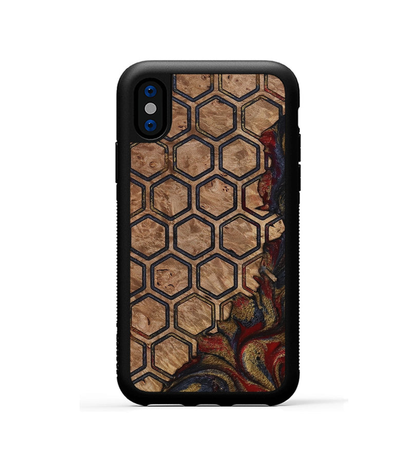 iPhone Xs Wood Phone Case - Aaron (Pattern, 812736)