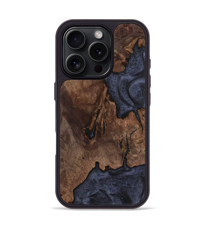 iPhone 16 Pro Wood Phone Case - Rosario (Wood Burl, 812762)