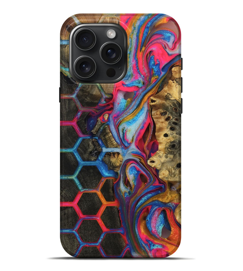 iPhone 16 Pro Max Wood Live Edge Phone Case - Emryn (Pattern, 812780)