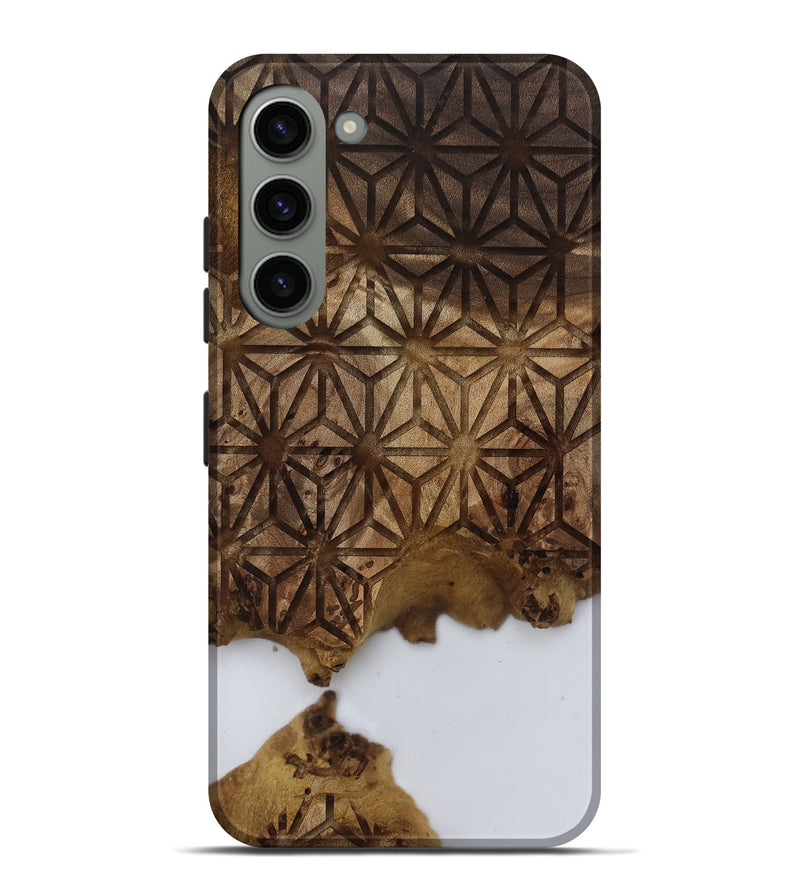 Galaxy S23 Plus Wood Live Edge Phone Case - Galilea (Clear, 812789)