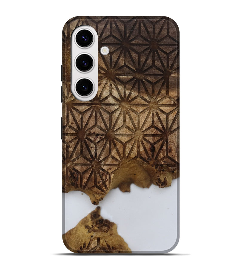 Galaxy S25 Plus Wood Live Edge Phone Case - Galilea (Clear, 812789)