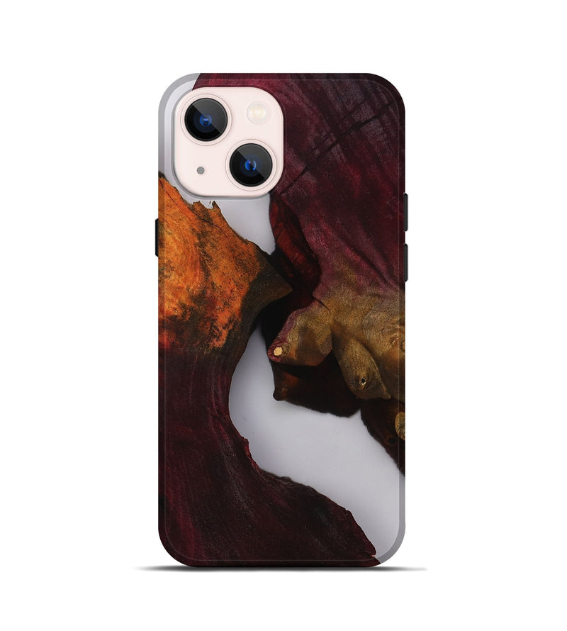 iPhone 13 mini Wood Live Edge Phone Case - Nira (Clear, 812790)
