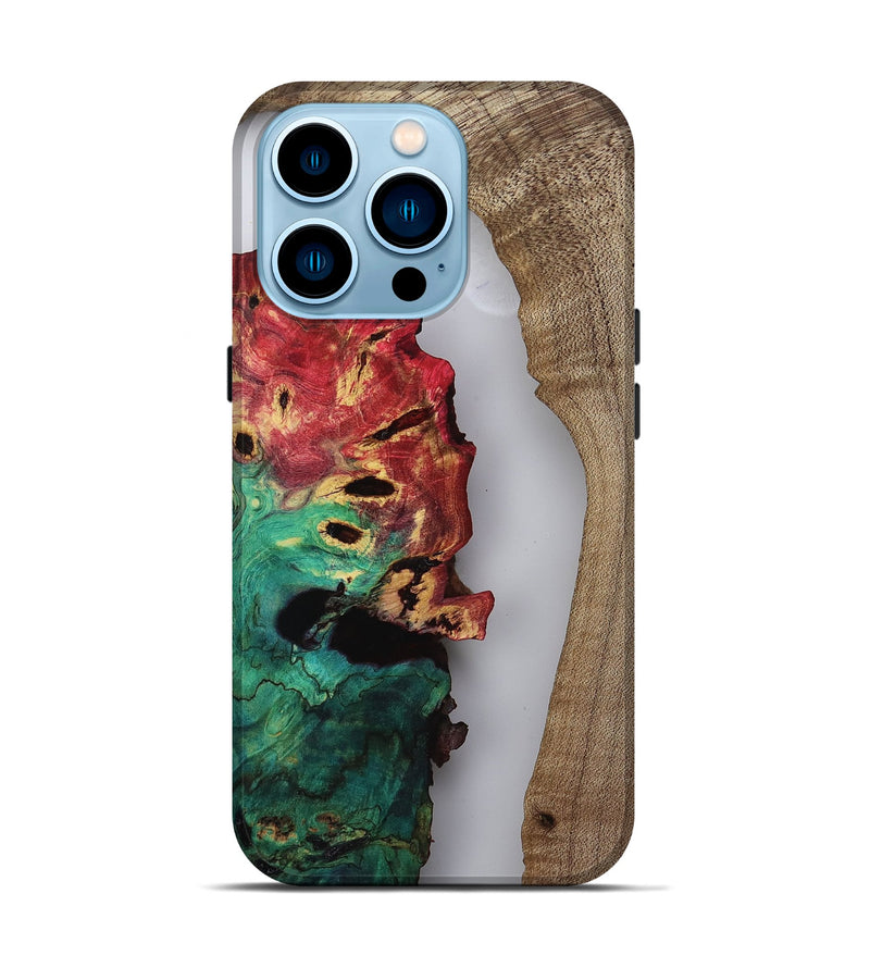 iPhone 14 Pro Wood Live Edge Phone Case - Keenan (Clear, 812791)