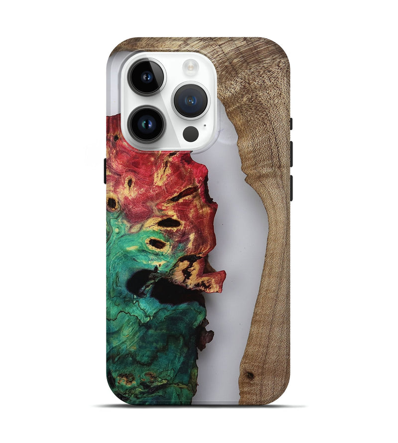 iPhone 15 Pro Wood Live Edge Phone Case - Keenan (Clear, 812791)