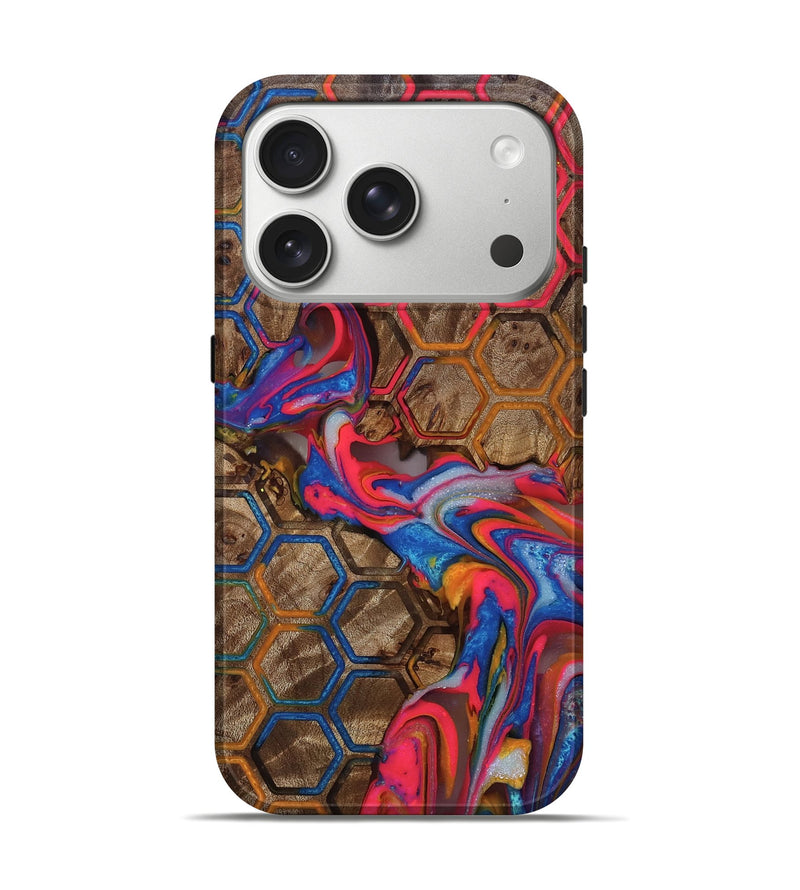 iPhone 17 Pro Wood Live Edge Phone Case - Natalya (Pattern, 812794)