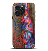 iPhone 16 Pro Max Wood Live Edge Phone Case - Roselyn (Pattern, 812795)