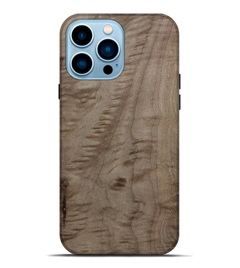 iPhone 14 Pro Max Wood Live Edge Phone Case - Jacey (Wood Burl, 812797)