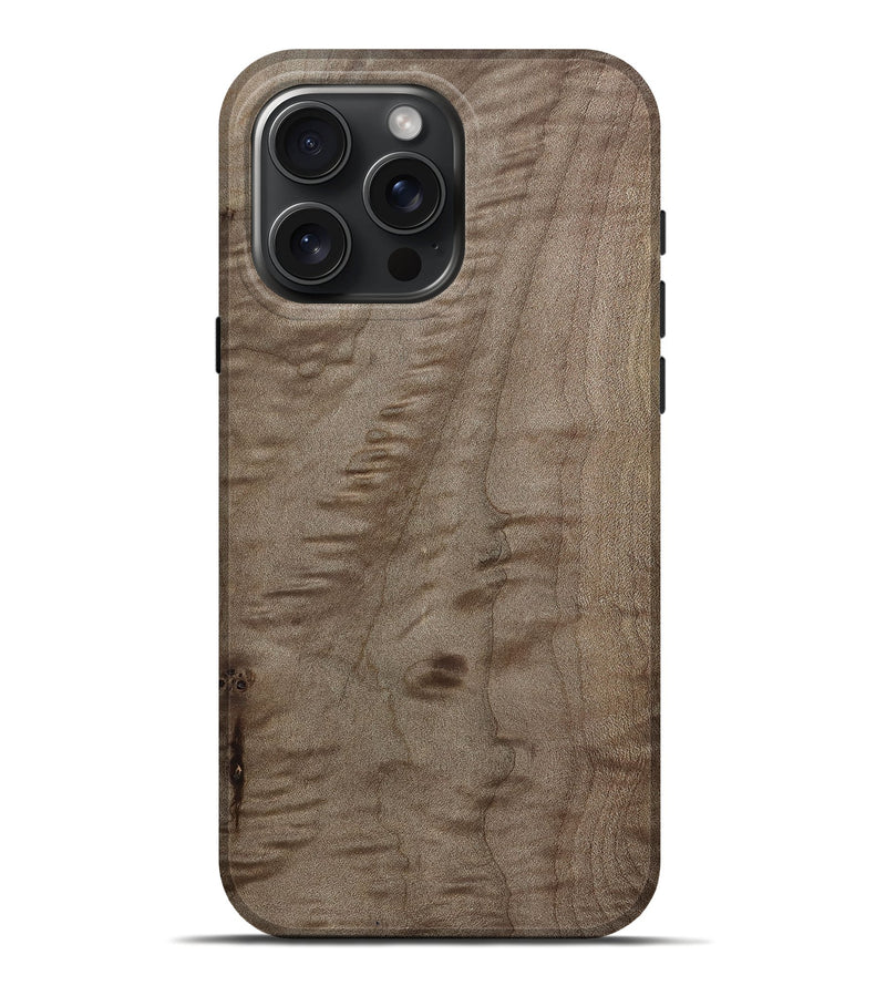 iPhone 16 Pro Max Wood Live Edge Phone Case - Jacey (Wood Burl, 812797)