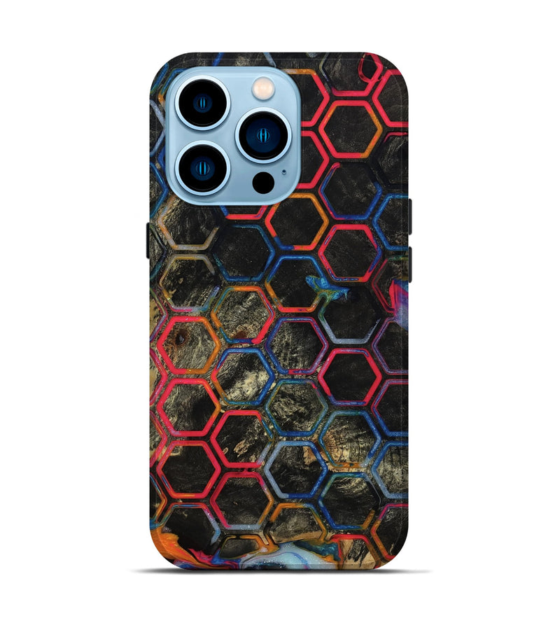 iPhone 14 Pro Wood Live Edge Phone Case - Ainhoa (Pattern, 812798)