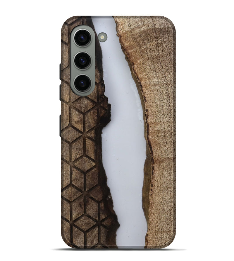 Galaxy S23 Plus Wood Live Edge Phone Case - Waylen (Clear, 812800)