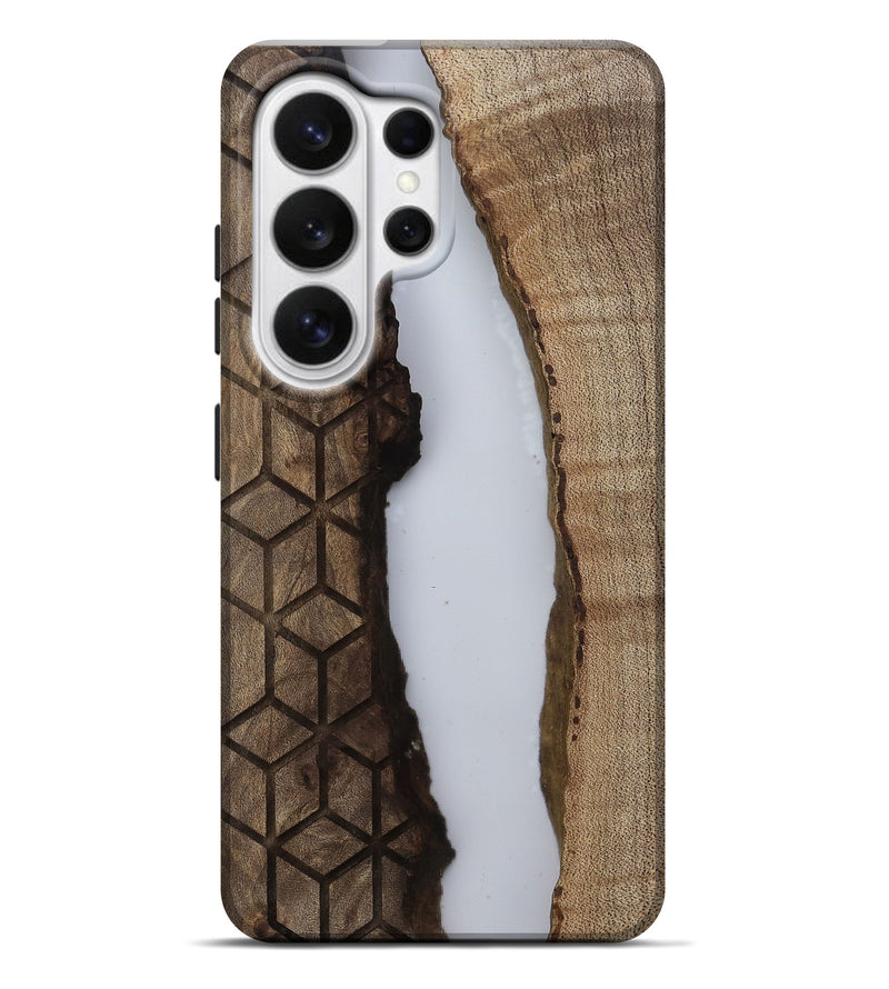 Galaxy S26 Ultra Wood Live Edge Phone Case - Waylen (Clear, 812800)