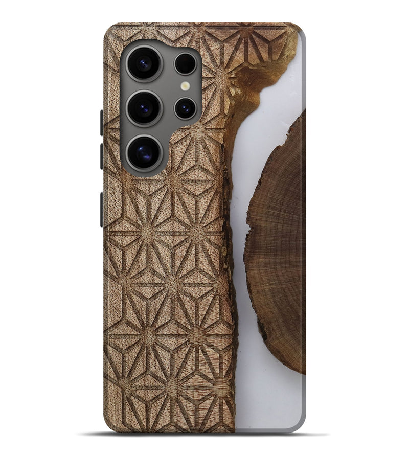 Galaxy S25 Ultra Wood Live Edge Phone Case - Maurice (Clear, 812807)