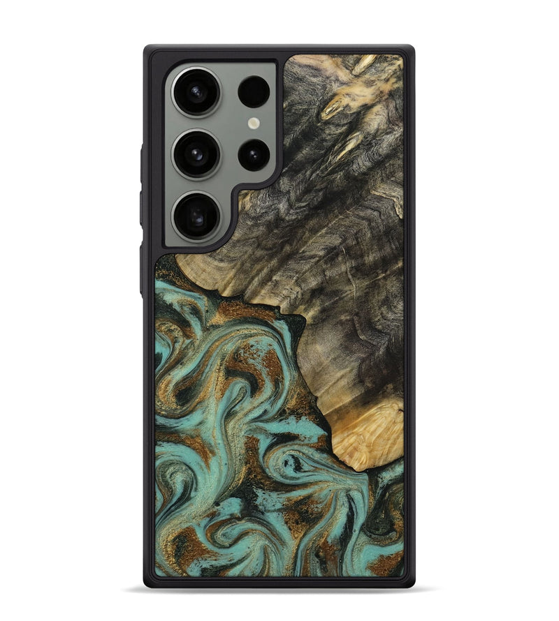 Galaxy S24 Ultra Wood Phone Case - Tillie (Green, 812808)