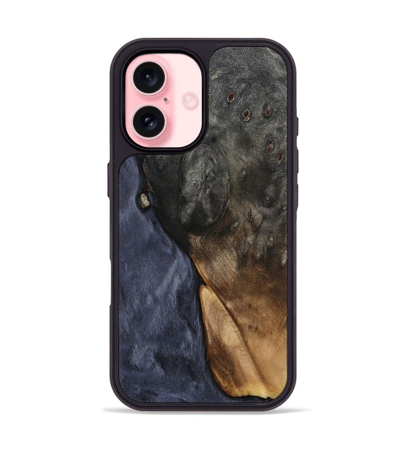 iPhone 16 Wood Phone Case - Yazmin (Wood Burl, 812820)