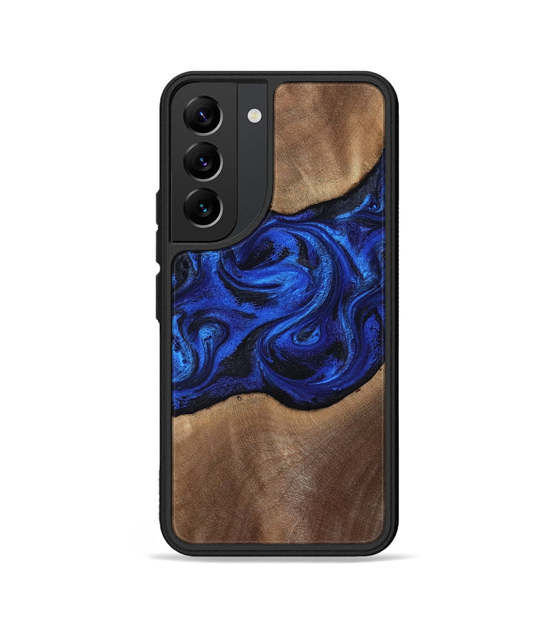 Galaxy S22 Wood Phone Case - Robbin (Blue, 812843)