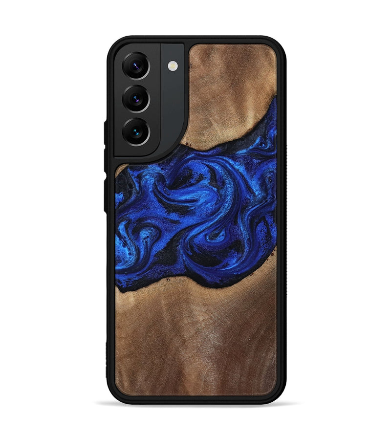 Galaxy S22 Plus Wood Phone Case - Robbin (Blue, 812843)