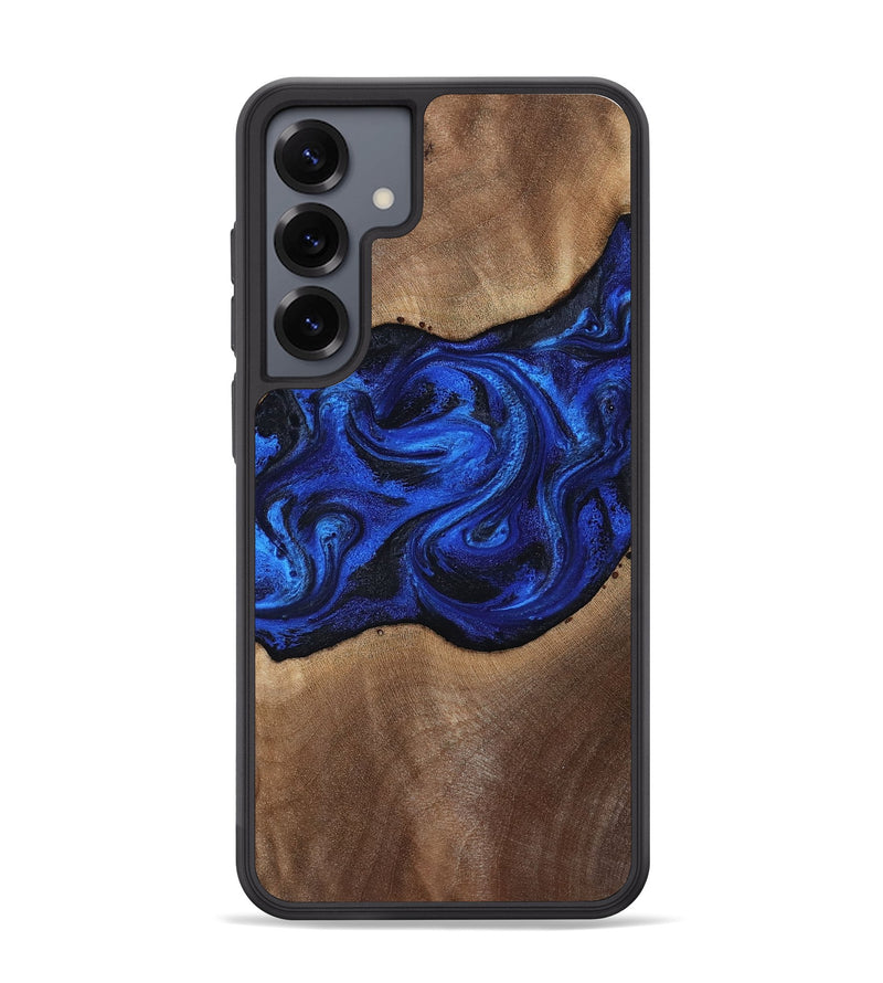 Galaxy S25 Plus Wood Phone Case - Robbin (Blue, 812843)