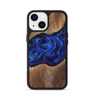 iPhone 13 Wood Phone Case - Robbin (Blue, 812843)