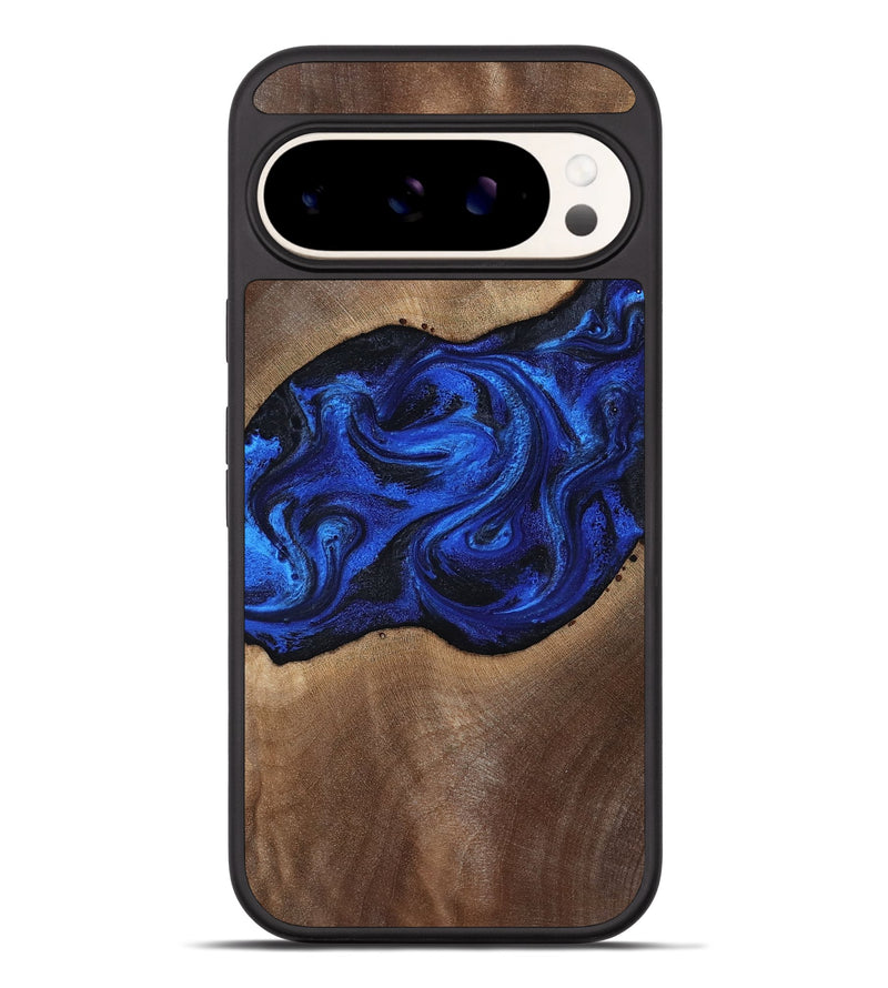 Pixel 9 Pro XL Wood Phone Case - Robbin (Blue, 812843)