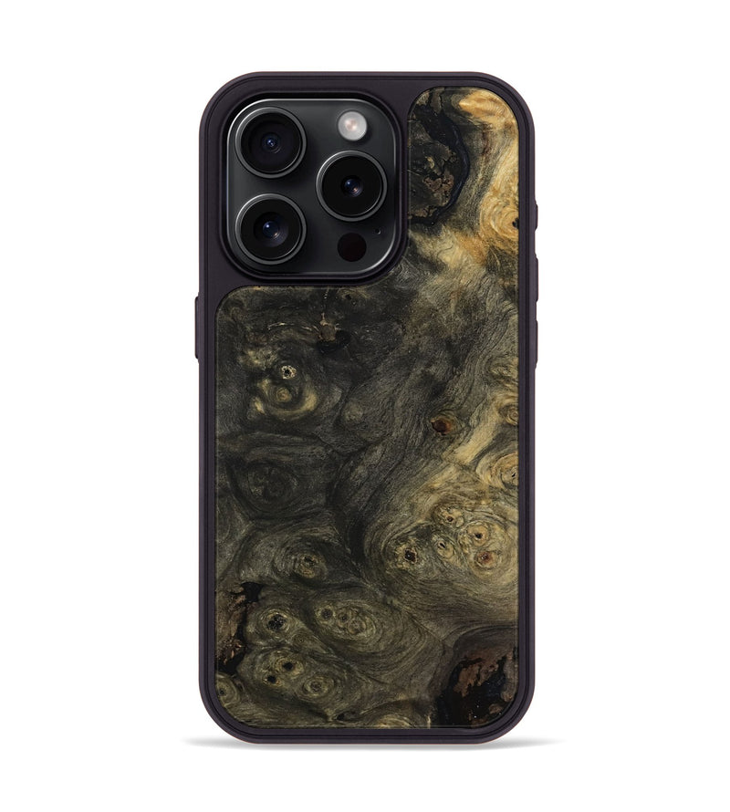 iPhone 15 Pro Wood Phone Case - Tess (Wood Burl, 812891)