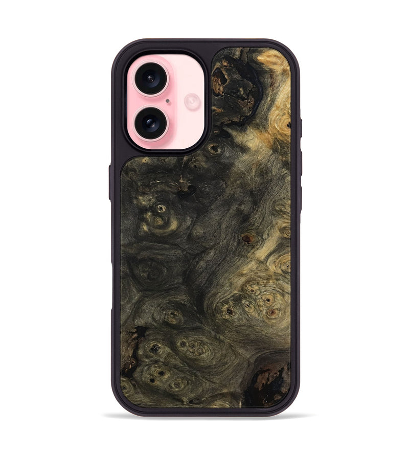 iPhone 16 Wood Phone Case - Tess (Wood Burl, 812891)