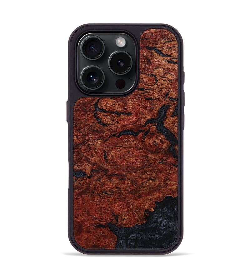 iPhone 16 Pro Wood Phone Case - Domenic (Wood Burl, 812895)