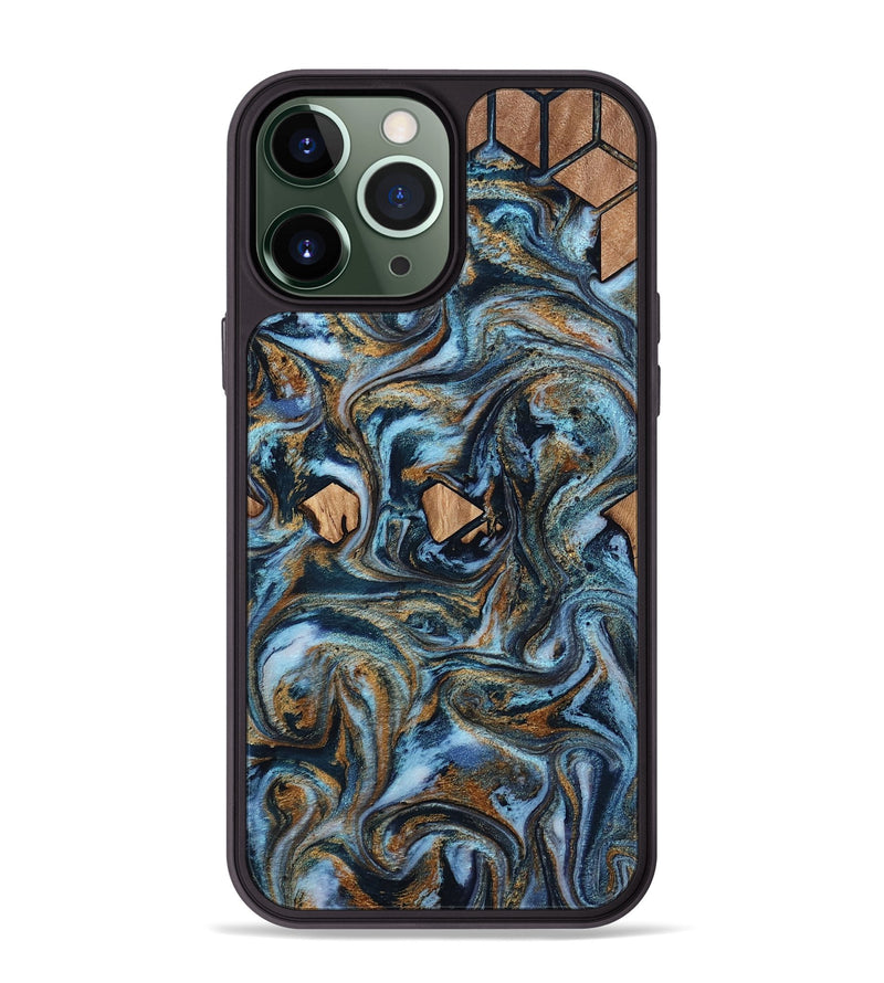 iPhone 13 Pro Max Wood Phone Case - Jamiya (Pattern, 812902)