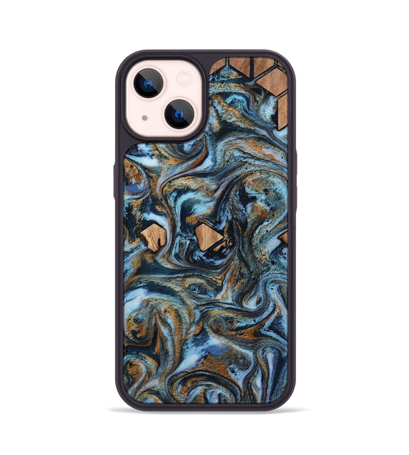 iPhone 14 Wood Phone Case - Jamiya (Pattern, 812902)
