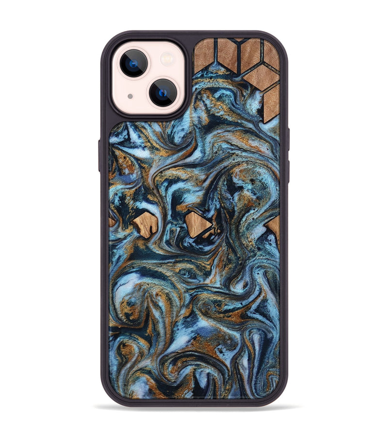 iPhone 14 Plus Wood Phone Case - Jamiya (Pattern, 812902)