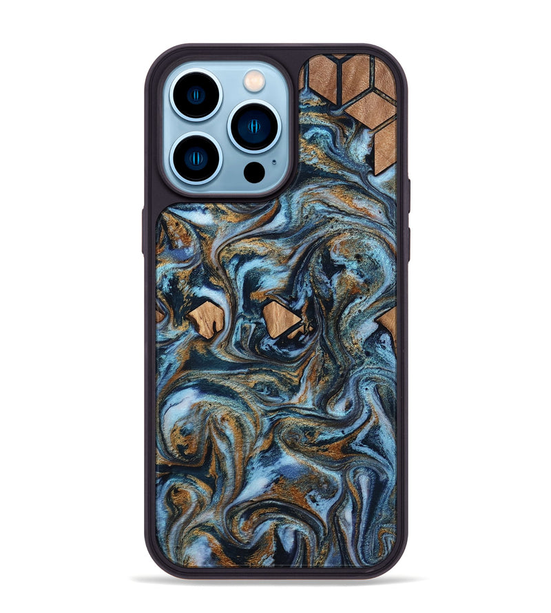 iPhone 14 Pro Max Wood Phone Case - Jamiya (Pattern, 812902)