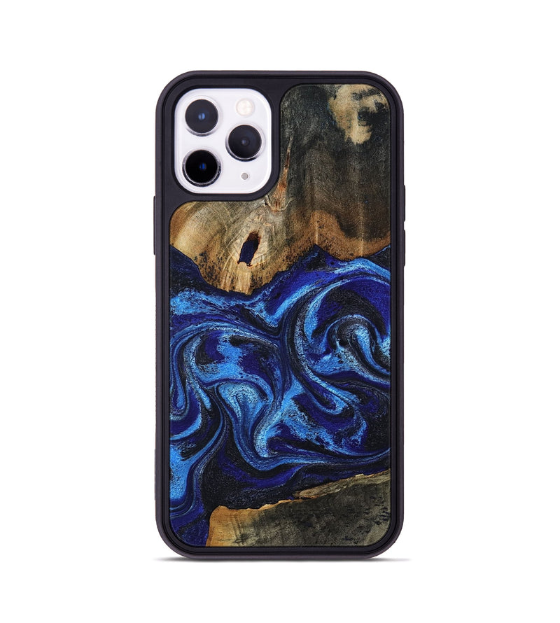 iPhone 11 Pro Wood Phone Case - Lilith (Blue, 812906)