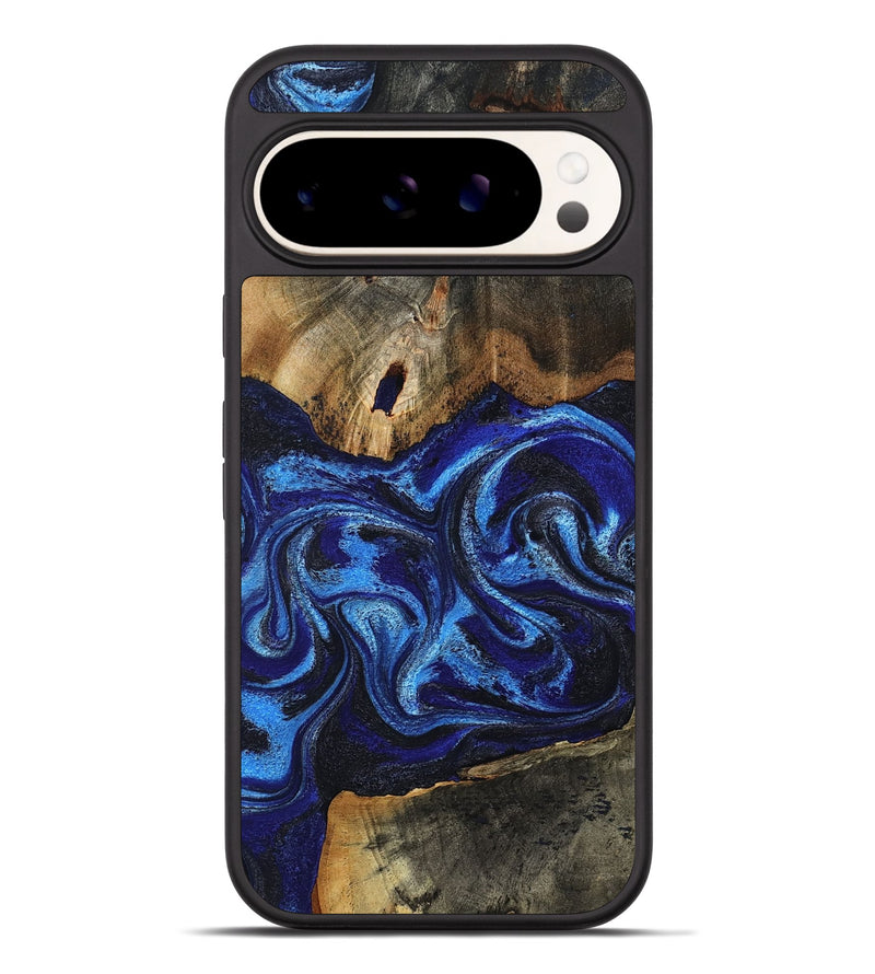 Pixel 9 Pro XL Wood Phone Case - Lilith (Blue, 812906)