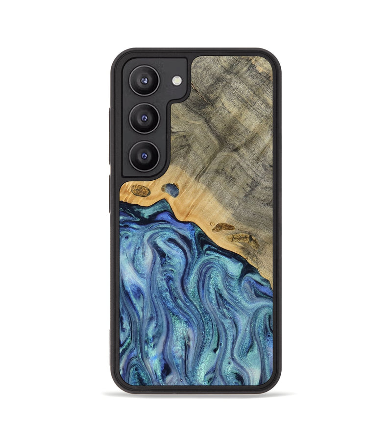 Galaxy S23 Wood Phone Case - Cecil (Blue, 812912)