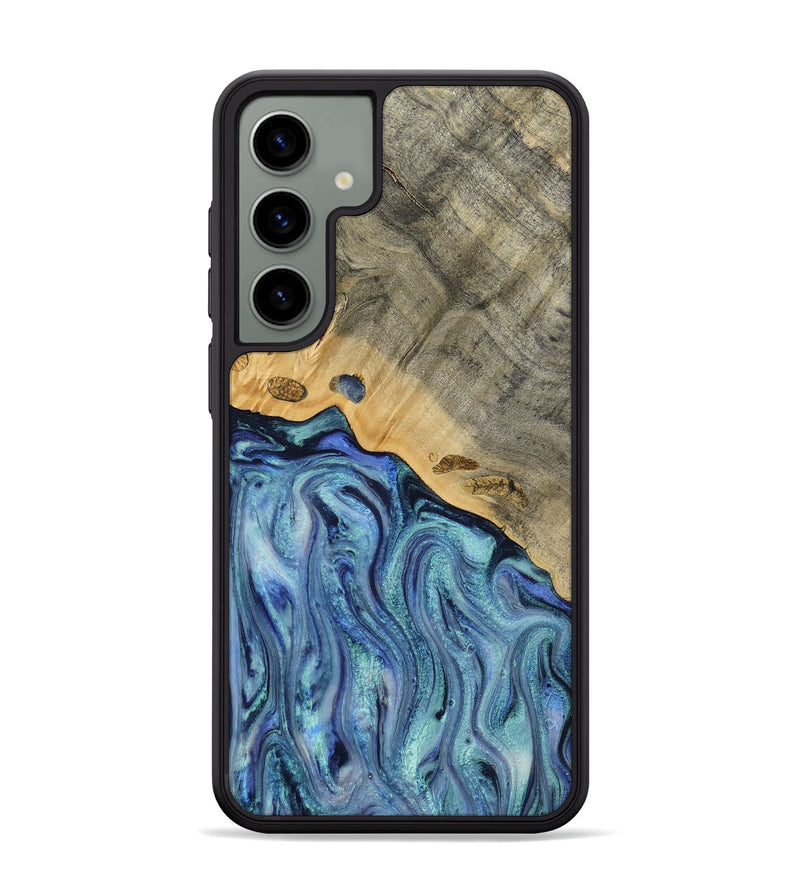 Galaxy S24 Plus Wood Phone Case - Cecil (Blue, 812912)