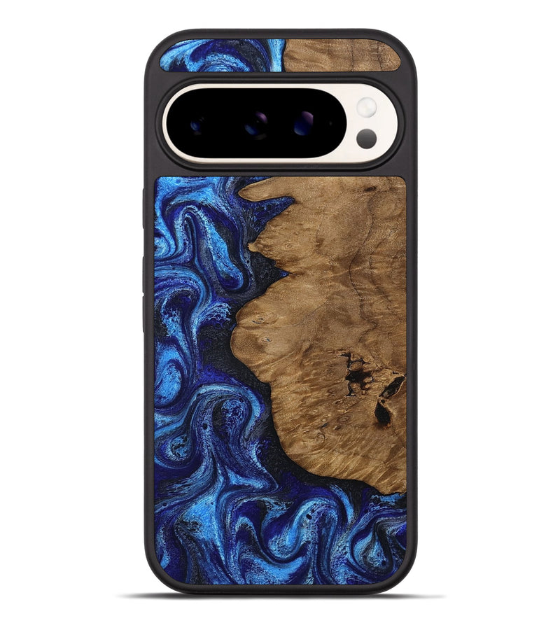Pixel 9 Pro XL Wood Phone Case - Mintie (Blue, 812913)
