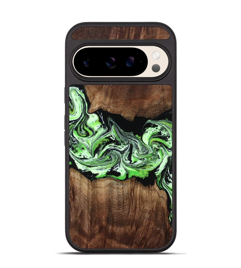Pixel 10 Wood Phone Case - Jan (Green, 812915)