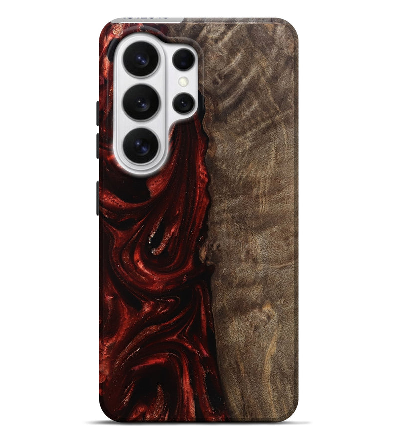 Galaxy S26 Ultra Wood Live Edge Phone Case - Uriah (Red, 812948)